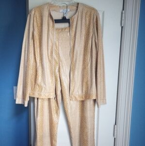 Savvy DT Studio Faux Leather Pant Set